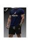 Unisex Oversize Shorts Set Short Sleeve T-Shirt Comfortable Fit Summer Casual Sports