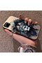 Realme C21Y Compatible Silicone Edge Hard Back Case Couple Phone Case with Lion Pattern - 2