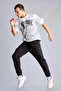 Standard Fit Elastic Waist Woven Black Jogger H8609Ax26Sp