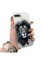 حافظة هاتف متوافقة مع هاتف iPhone 7 Plus مصنوعة من السيليكون وذات حافة صلبة وخلفية صلبة بنمط الأسد