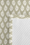 Geometric Beige Young Room Single Pique Set - Minimal Ecru 160X220 cm Quilted Bedspread - 7