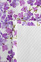 Purple Floral Modern Young Room Single Pique Set - Lilac White 160X220 cm Quilted Bedspread - 7