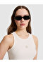Ecru Slim Fit Knitted Blouse 50324133-Vr019 - 2
