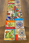 40X140Cm Woven Stain Resistant Printed Thai Feather Fabric Table Cloth Decorative Runner Washable - 3