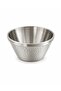 Silver Stainless Steel Forged Patterned Presentation Bowl Salad Fruit Serving Bowl 14 cm - 2
