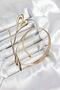 Brass Heart Model Gold Color Women's Pazu Bracelet - 2