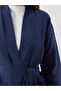 Shawl Collar Oversize Muslin Women's Kimono - 3