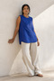 Women's Cross Stitch Detailed 100% Cotton Tank Top