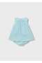 Newborn Baby Girl Dress and Laundry Blue - 2