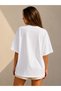 Women's Oversize Printed 100% Cotton T-Shirt - 3