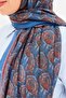 Tencel Monare Shawl Bud Indigo - 4