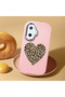 Poco F7 Compatible Case Camera Protector Pink Silicone Couple Phone Case Heart Pattern - 2