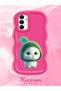 Samsung Galaxy A04S Compatible Case Camera Protective Red Silicone Couple Phone Case Cute Pattern - 2