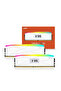 V-Color Manta Xfinity+ Oled Argb Ddr5 32Gb (2X16Gb) 6400Mhz Cl32 – Built-In Oled Display – Intel Xmp – White - 2