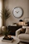 Greenwich 24 Duvar Saati – Krom | 52 cm - 3