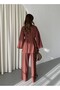 Kiremit Romna Raw Linen Jacket and Trousers Set - 2Y8447 - 6