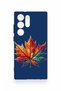 Samsung S23 Ultra Compatible Colorful Leaf Pattern Silicone Case - 2