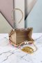 Crown Gift Colorful Shiny Stone Evening Dress Bag Portfolio - Multi-Colored Special Design Evening Bag and Crown Combination Set - 3