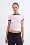 Piping Detailed T-Shirt P1953 - 5