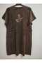 Superior Quality, 95% Cotton, 5% Lycra, Stonewashed, Thin, Cotton Tencel Fabric, Does Not Show Underwear, Stylish Dress with 2 Pockets - 5
