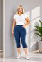 Women's Elastic Waist Capri - 2