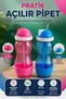 400 ml Practical Water Bottle with Straw |   Bpa Free Children's and Adult's Water Bottle |   Lightweight Sports, School and Daily Use Water Bottle - 2