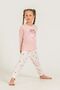 Girl's Sweet Bear Pink Long Sleeve Pajama Set Rp3911-C-V1 - 2
