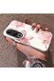 Vivo V50 Lite Compatible Silicone Edge Hard Back Case Couple Phone Case with Floral Pattern - 2