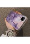 Realme C21Y Compatible Silicone Edge Hard Back Case Couple Phone Case with Butterfly Pattern - 4