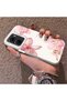 Vivo Y16 Compatible Silicone Edge Hard Back Case Couple Phone Case with Floral Pattern - 2