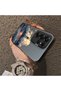 Samsung Galaxy S25 Ultra Compatible Silicone Edge Hard Back Case Couple Phone Case Tower Pattern - 4