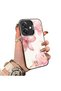 Oppo A3X 5g Compatible Silicone Edge Hard Back Case Couple Phone Case with Floral Pattern