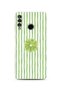 Huawei P30 Lite Compatible Lime Slice Patterned Transparent Phone Case