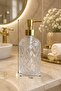 Alaçatı Single Glass Liquid Soap Dispenser Transparent | |   Modern Luxury Bathroom Accessory Decorative Liquid Soap Dispenser Soap Dispenser Countertop Sink for Bathroom & Kitchen | |   Gold Pompali | |   Dishwashing Detergent Hand Soap - 8