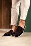 Zrc2625 - Firenze Genuine Leather Casual Men's Slippers Navy Blue - 4