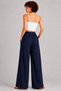 High Waist Linen Blend Comfortable Loose Pants - 3