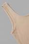 Trend42Plus Large Size Thick Strap Basic Top - Beige - 5
