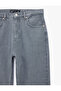 Cotton Loose Regular Waist Oversize Baggy Jean Trousers - 7