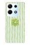 Infinix Note 30 Compatible Lime Slice Patterned Transparent Phone Case