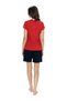 U.S. Polo Assn. 20000 Women's Short Sleeve Crew Neck Shorts Pajama Set - 2