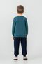 Boy's Printed Green Long Sleeve Tracksuit Set Us2628-C-V3 - 2