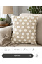 Bubble Punch Decorative Throw Pillow Cover 43X43 cm Textured Pompom Bohemian Modern Sofa Cushion Cover Living Room Decor - 3
