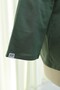 سويت شيرت قطني ممشط بياقة دائرية واسعة - كاكي - 2