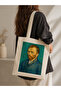 Van Gogh Series Printed Raw Cloth Bag, Shoulder Bag, Shopping Cloth Bag, Sublimation Printed Cloth Bag - 2