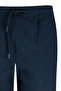 Navy Blue Regular Fit Side Pocket Cotton Trousers - 2