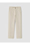 Özmarka New Season Beige Regular Fit 100% Linen Men's Trousers - 5