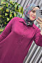 Women's Clothing Large Size Modal Cupra Shirt Collar Buttoned Dress - 5
