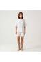 Cooling Jersey Women's Pajama Set - S/M - White - 2