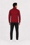 Men's cotton tracksuit set - crimson 201550 - 2