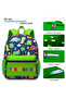 - Jungle Print School Bag - Green - 3